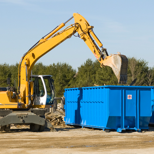 can i choose the location where the residential dumpster will be placed in Monticello